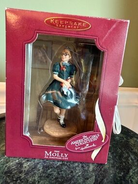 Hallmark Keepsake Ornament The American Girls Collection Molly Green Dress 1944